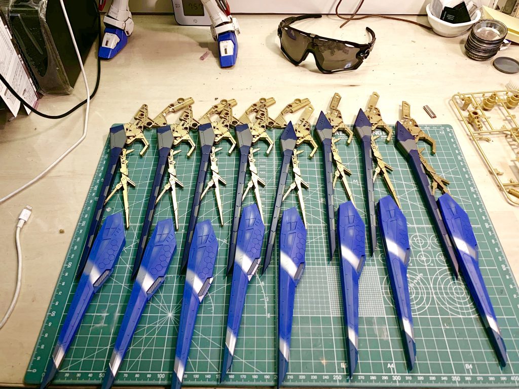 ひとつやると全部やるはめに…。