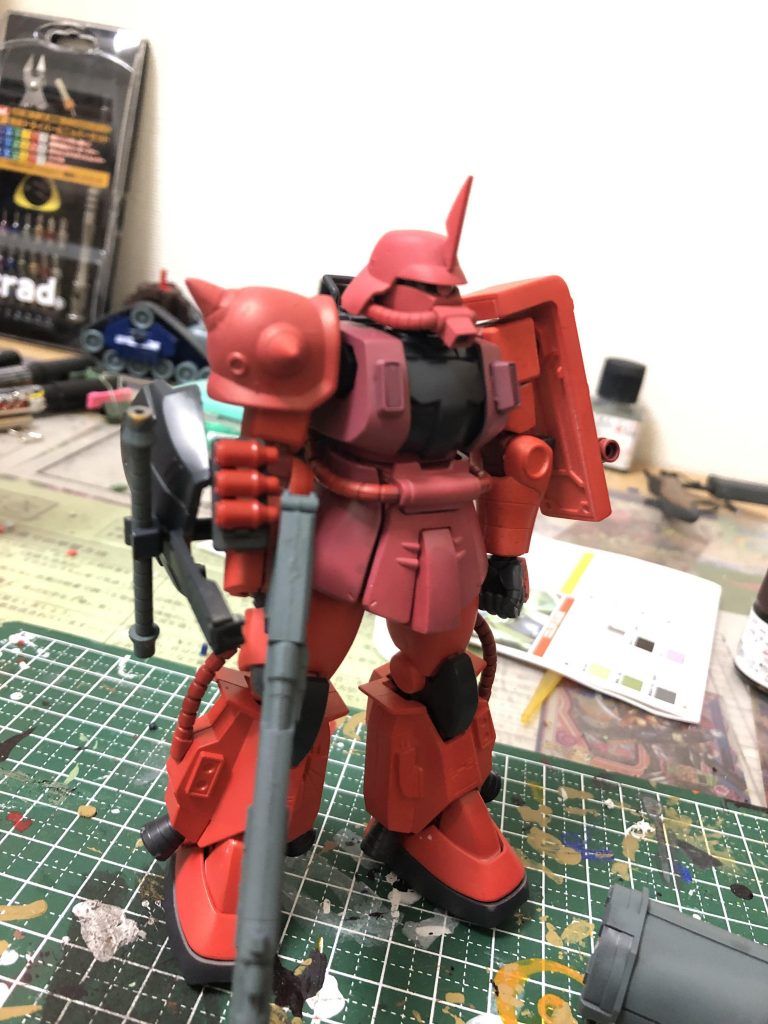 汚し前。
立ち姿がいちばん好き。