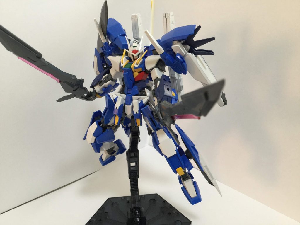 バスターソード×2
ダブルオースカイの進化機体なので元々の武器は2つ装備しています。