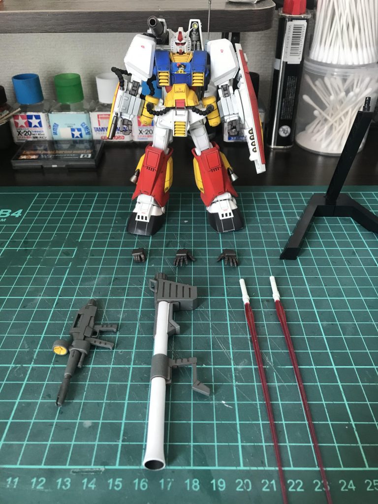 オマケで作った追加武装です。