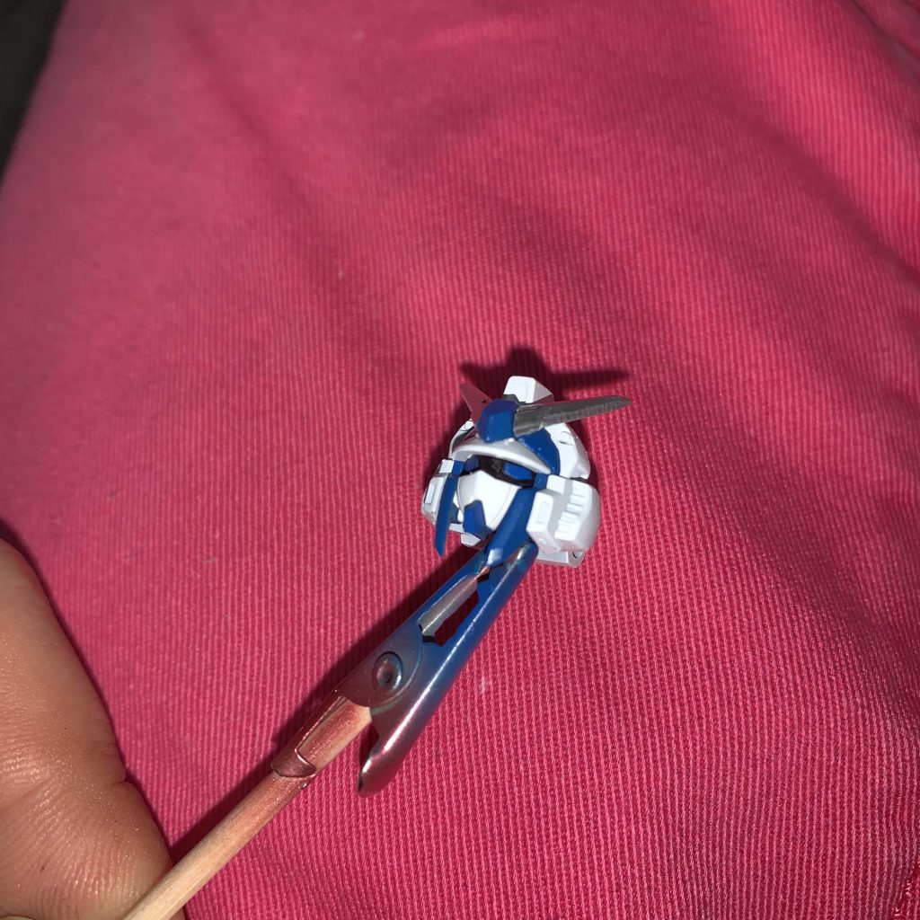 ツインアイもブルーにしましたがほぼ見えません泣