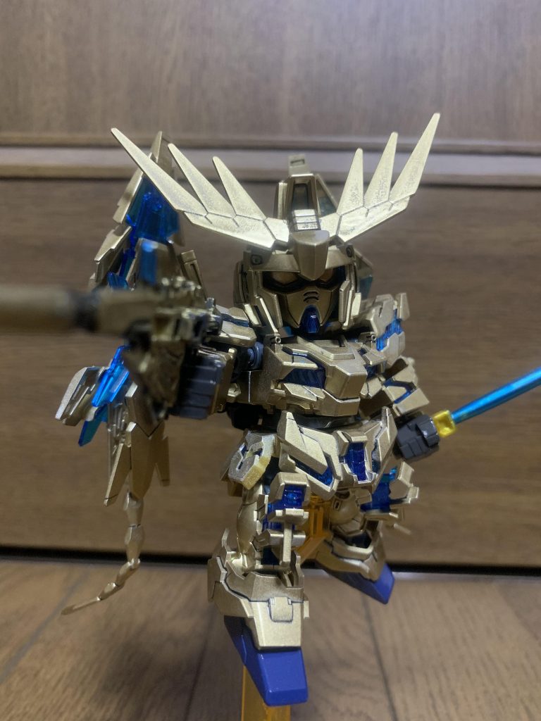 ビームサーベルの柄はあえて元のまま(塗り忘れたなんて言えない)(╹◡╹)