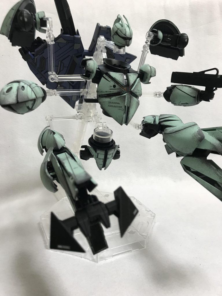 MG 1/100 CONCEPT-X6-1-2 ターンX ウェザリング–3枚目/制作者：@gyuuuutora