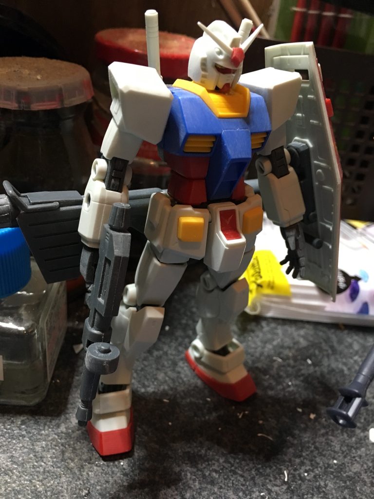 素組みです、もうカッコいいです。
リバガン良いですね^ ^また作りたい(^ω^)