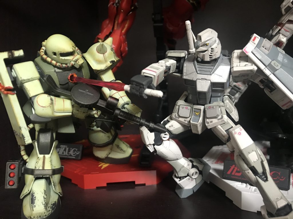 G3とザク くらえザクぅうっ！–2枚目/制作者：@sudachild