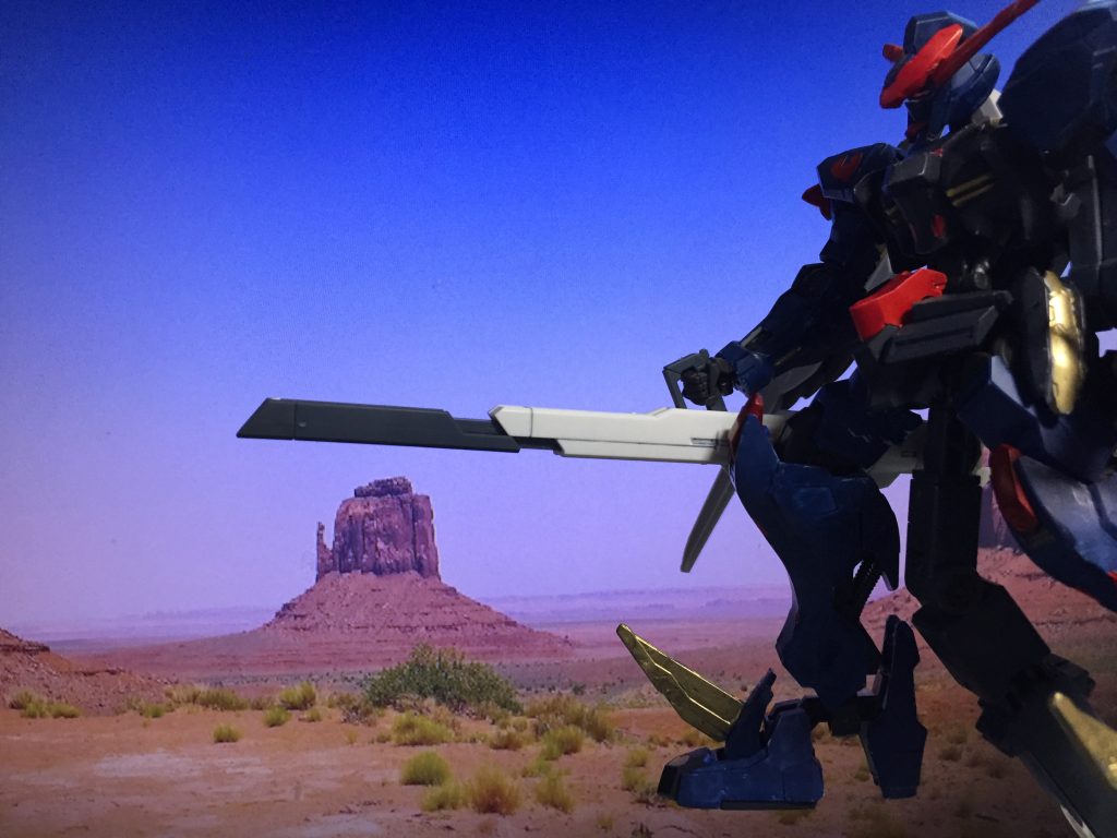 フレイムランチャー。サテライトではない。ナノラミネートされたMAと取り巻きのプルーマを一掃させることを目的とした強力な火炎放射器。