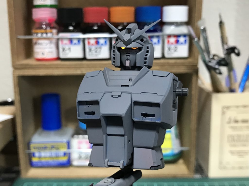 サフ状態
ガイアノーツのサフを使用しました。