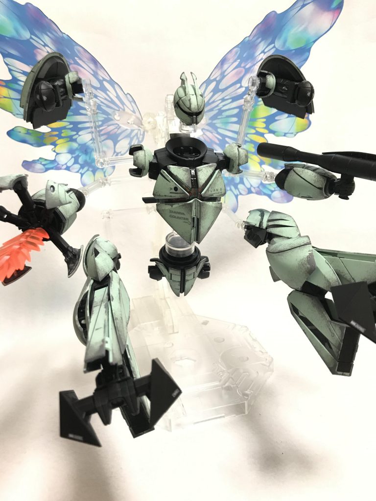 MG 1/100 CONCEPT-X6-1-2 ターンX ウェザリング–5枚目/制作者：@gyuuuutora
