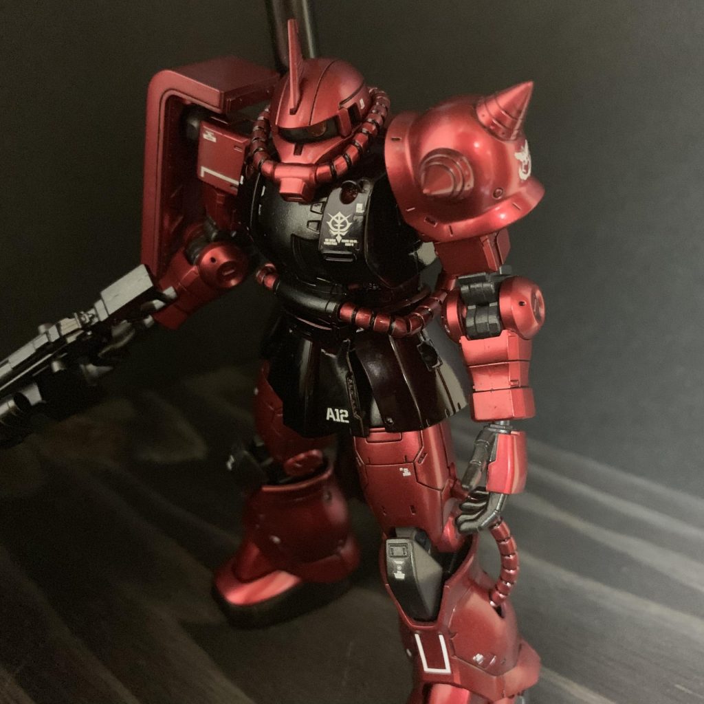 モノアイは別パーツにて作成して現在LED加工中です。元のキットが良いのでそんなに何もせずに割と形になってくれました。