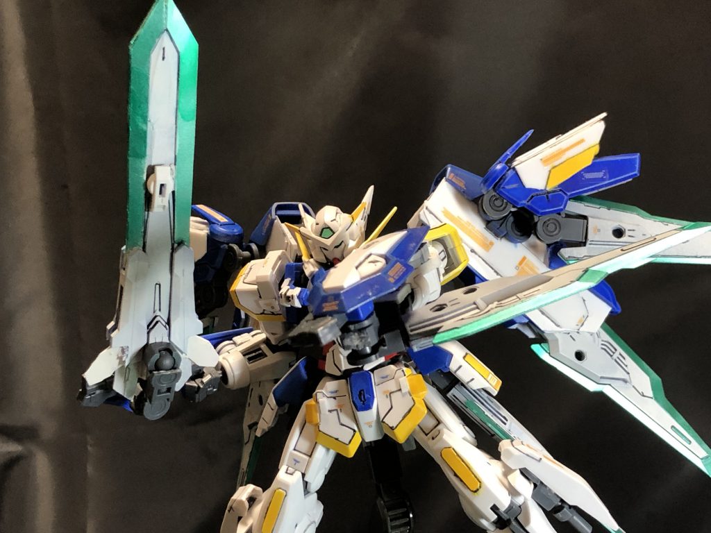 GNライフルに可動式にしてみて、逆手持ちや大剣持ち出来るようにもしてみました！( ´ ꒳ ` )ﾉ