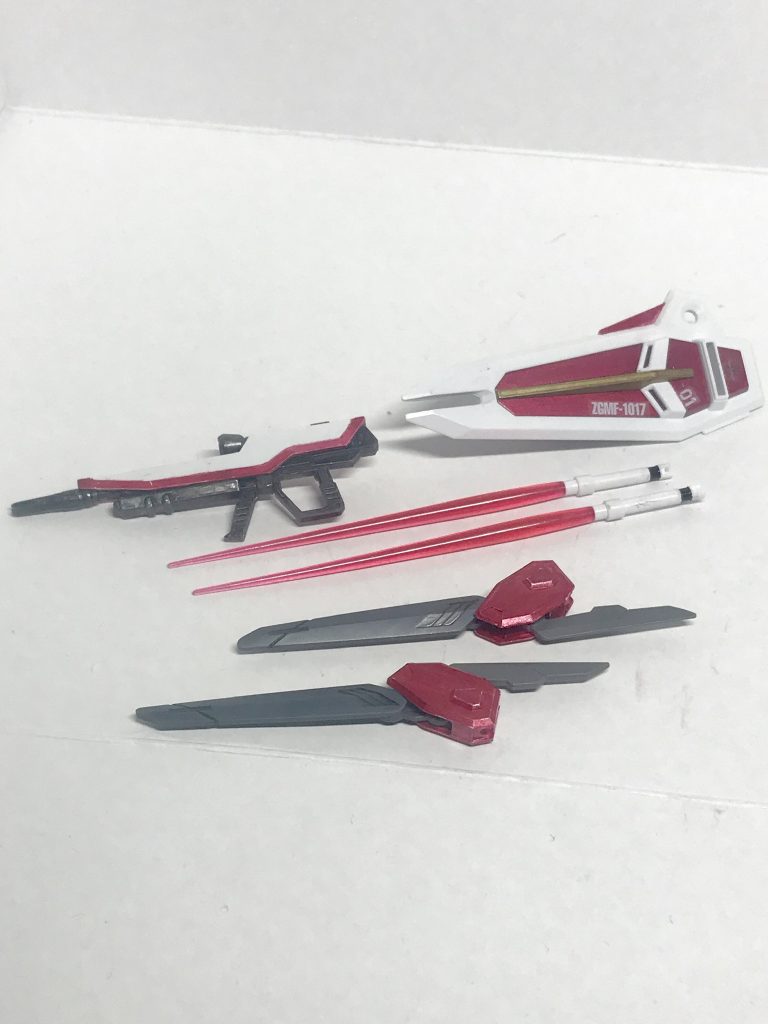 武装
ビームライフル、シールド、ビームサーベル、双剣、ファトゥム-oo-