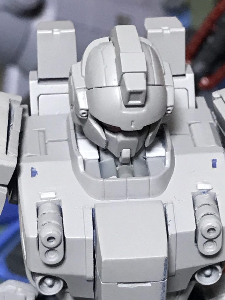 首周辺をディテールアップ。首の延長