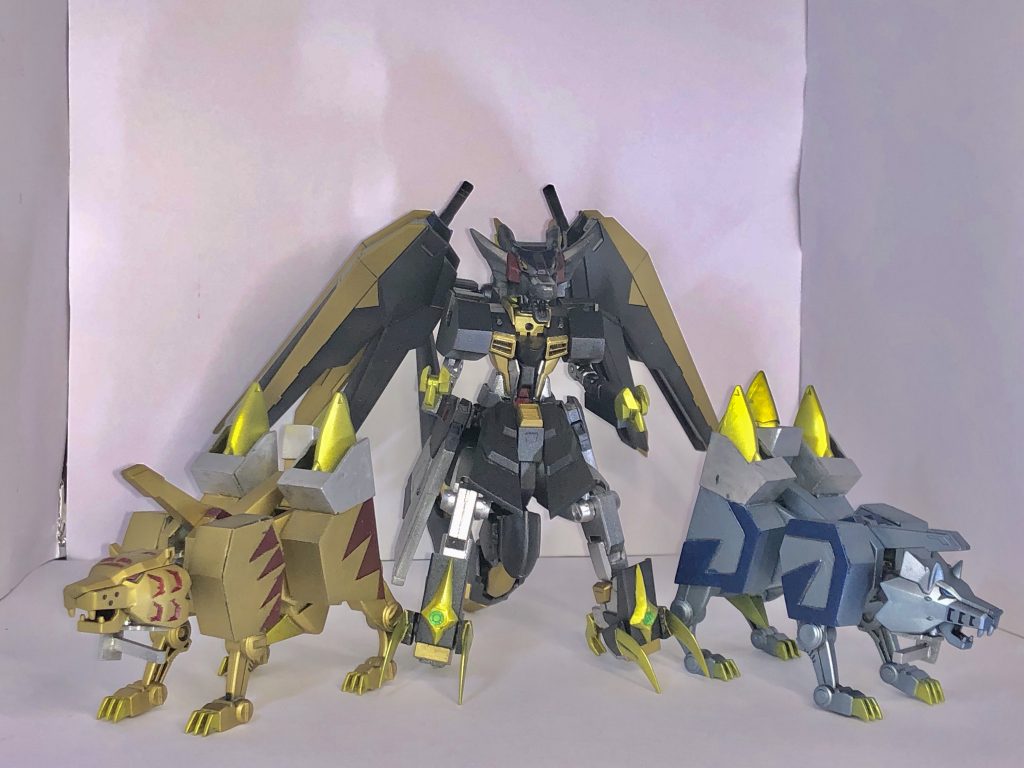 次はグレート合体まで出来る機体を作ってみたいですね。ハイ。