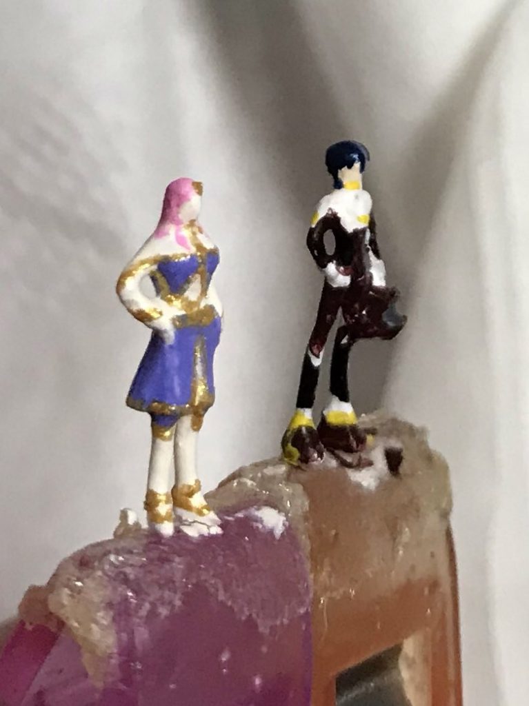 完成したミーアとアスランです！