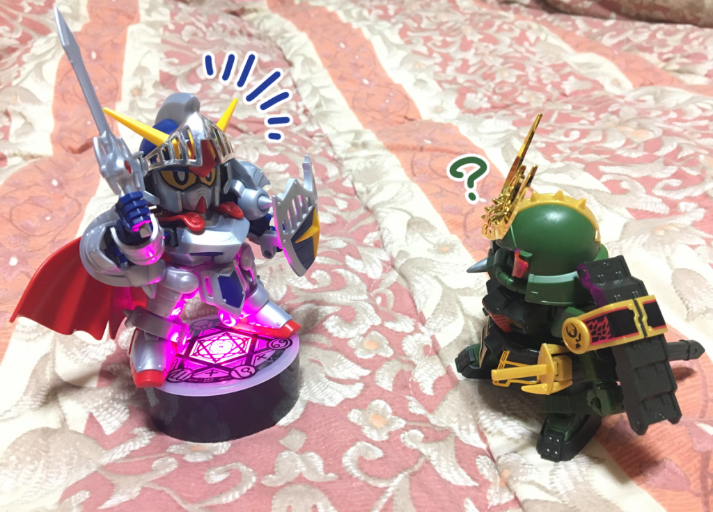殺駆：は？

騎士：ててててーんってーってーってってーん（騎士ガンダム  オープニング（ラクロアの勇者編））