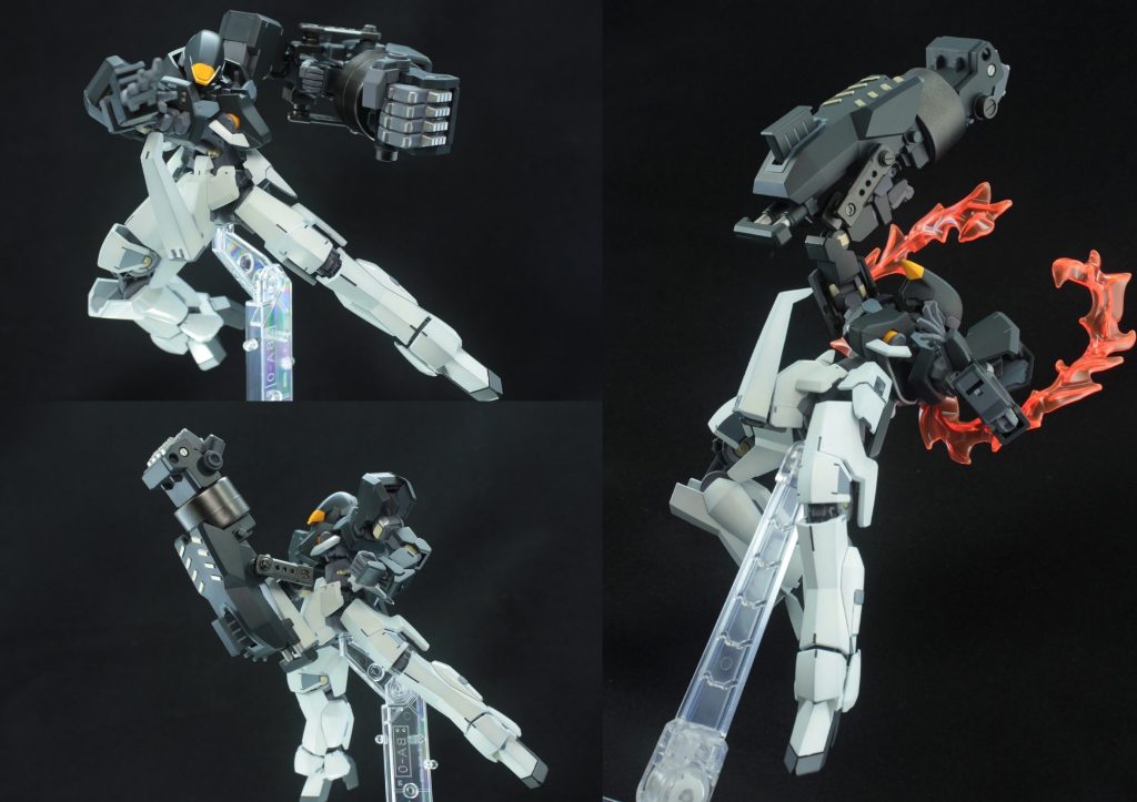 ## ガリバーTNP装備型

対ダイミダラー用大型パイルバンカーを装備。
ガリバーTNPは左右の腕はもちろん、前しっぽ裏にあるハードポイント(意味深)にアタッチメントを介して取り付けることができます！

読みは*