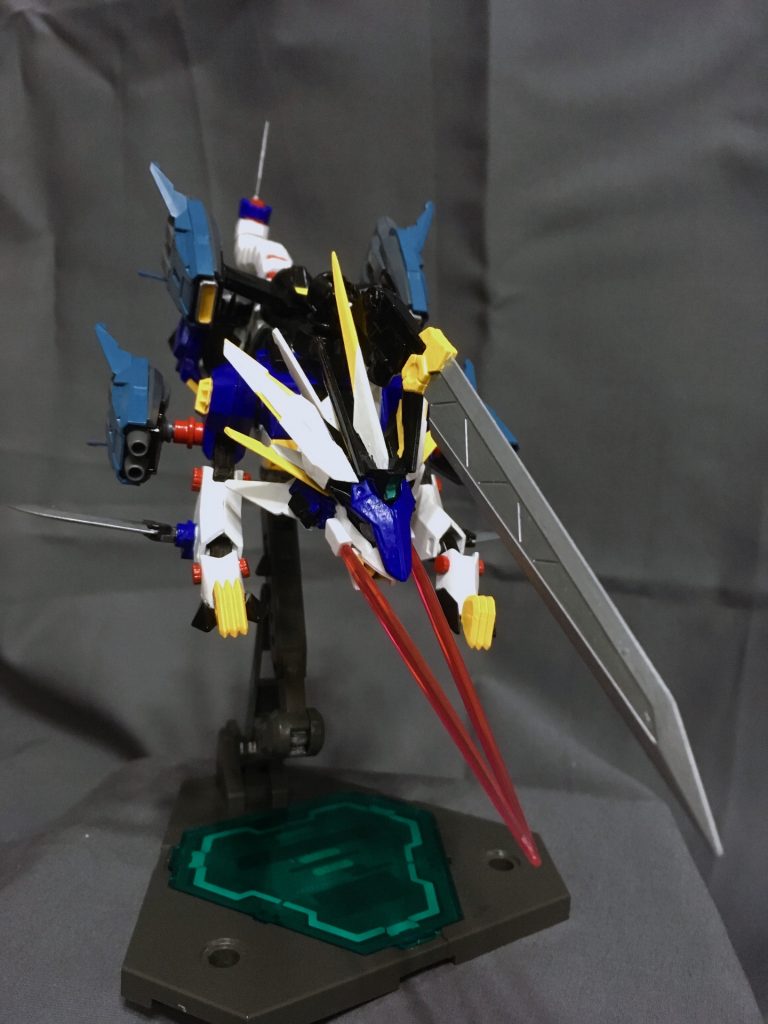 「本能解放(ワイルドブラスト)！」(ゾイドワイルドより)ムラサメブレードと口元の2本のビームソードを前方に展開、高速で相手に突撃する✨