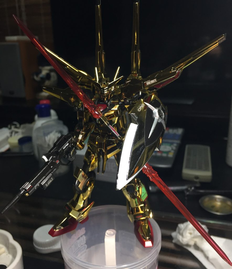 制作途中ポージングさせたら、ビックリする程似合ってて、エフェクトパーツさまさまでしたwここからテンション上がりましたw