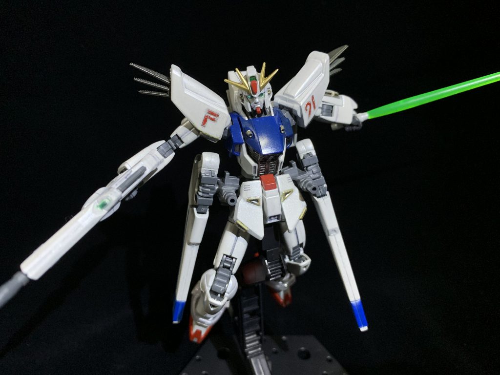 以上でガンダムF91RRの紹介を終わりま…*これでゲームオーバーだ!ド外道ーッ!!*ご覧いただき、ありがとうございました!