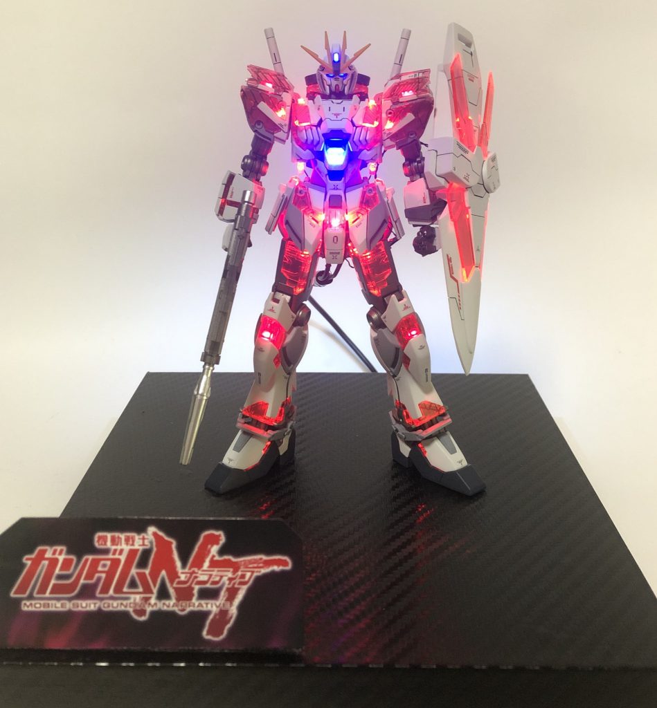 全体で
今回はベースも作製しました

ガンダムNTのロゴがポイントです(´∀｀*)
