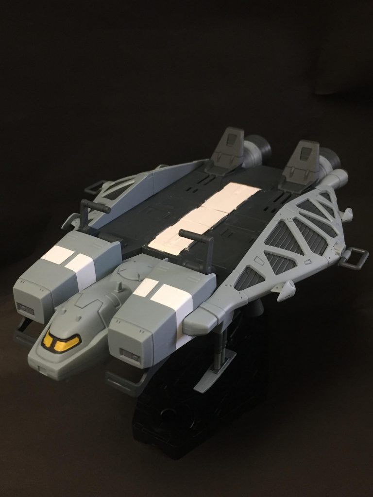 そしてベースジャバー．簡単部分塗装でトップコートを吹いた楽チン製作．スミ入れがしんどい( ˙꒳​˙  )