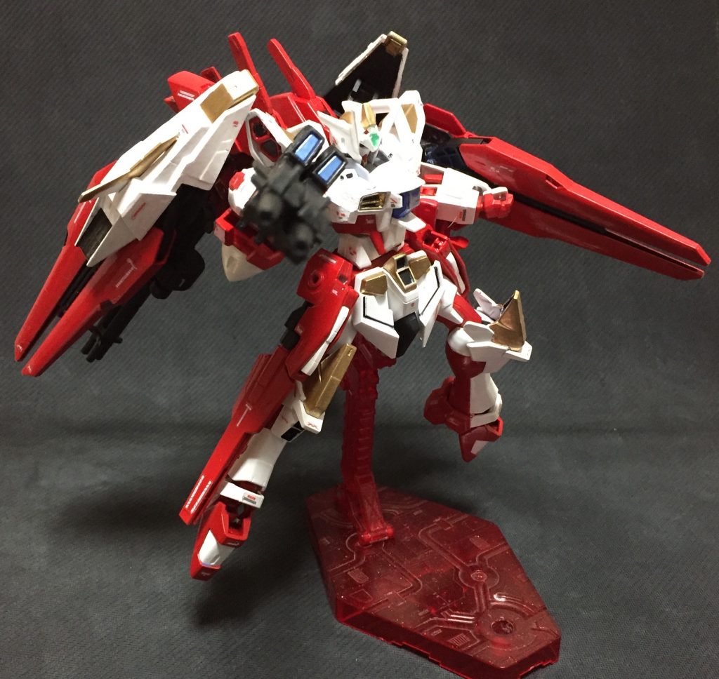 ポージングその1
ツインバスターライフル構え