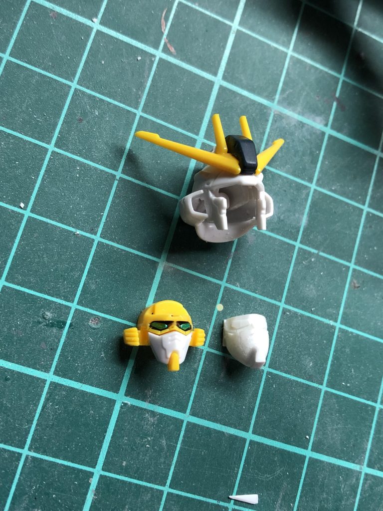 フェイス部分は全てプラ板製です😅