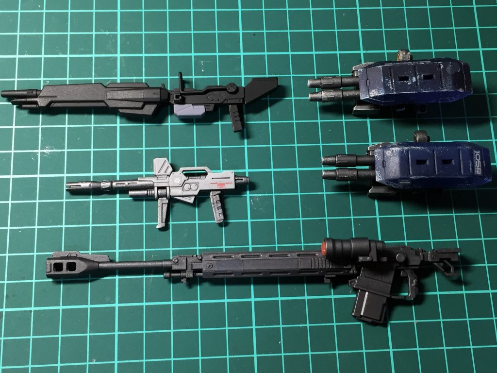 武器類。そのうち格闘用の武装も増える…よきっとたぶん。