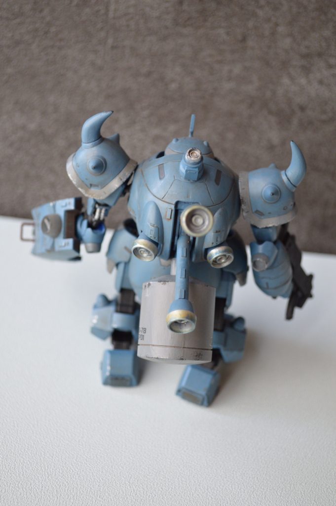 背中はタンクやブースター付けてます。
マンロディのゴツい感じが気に入ってます