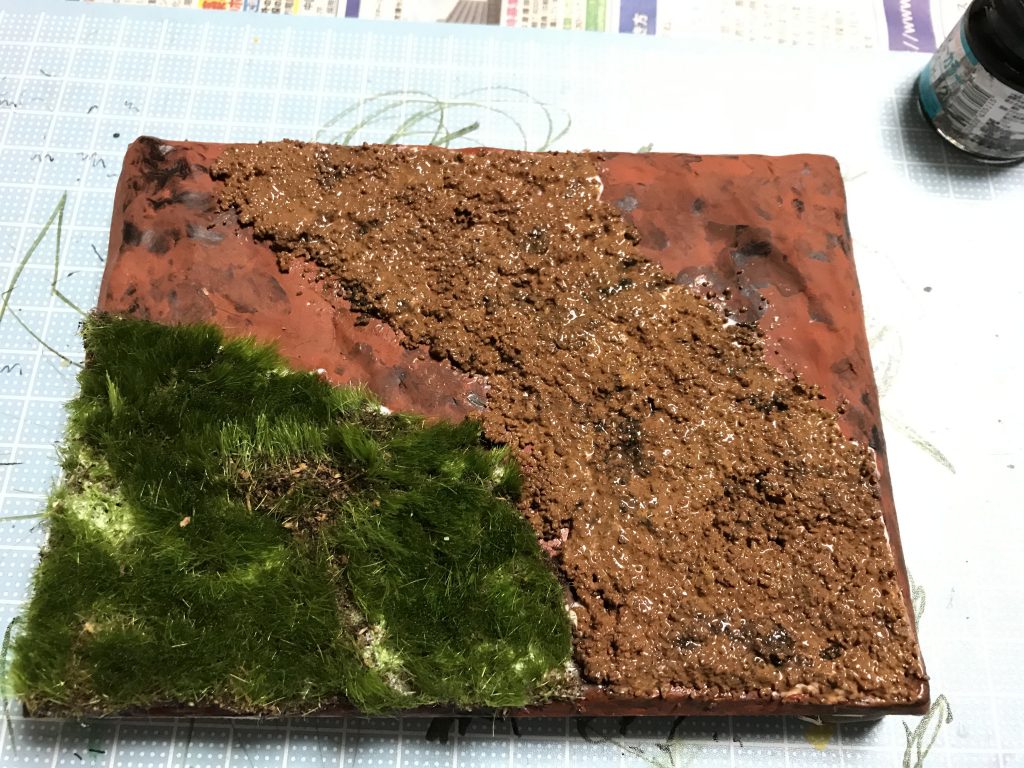 ジオラマの作成過程です！