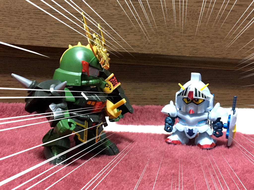 殺駆:*誰だ貴様は!?*
騎士:騎士ガンダムです
殺駆:*嘘だろ!?*