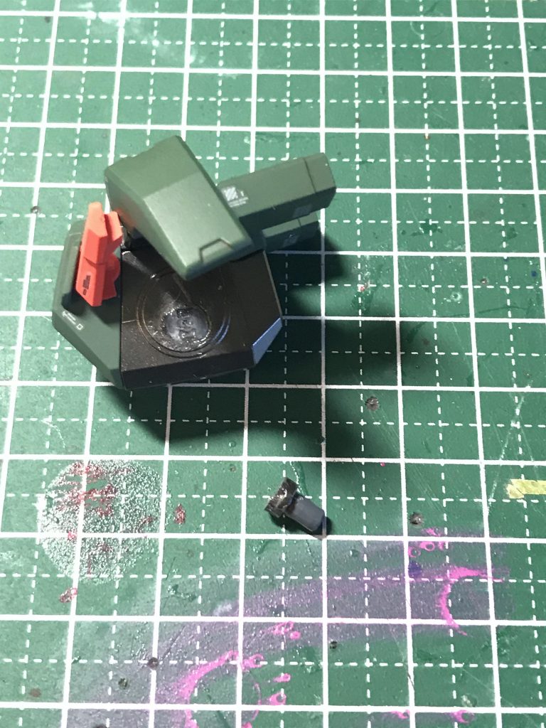 おまけ
撮影寸前に起きた悲劇の写真です。
その後無事に修復しましたが、呆然となりましたw