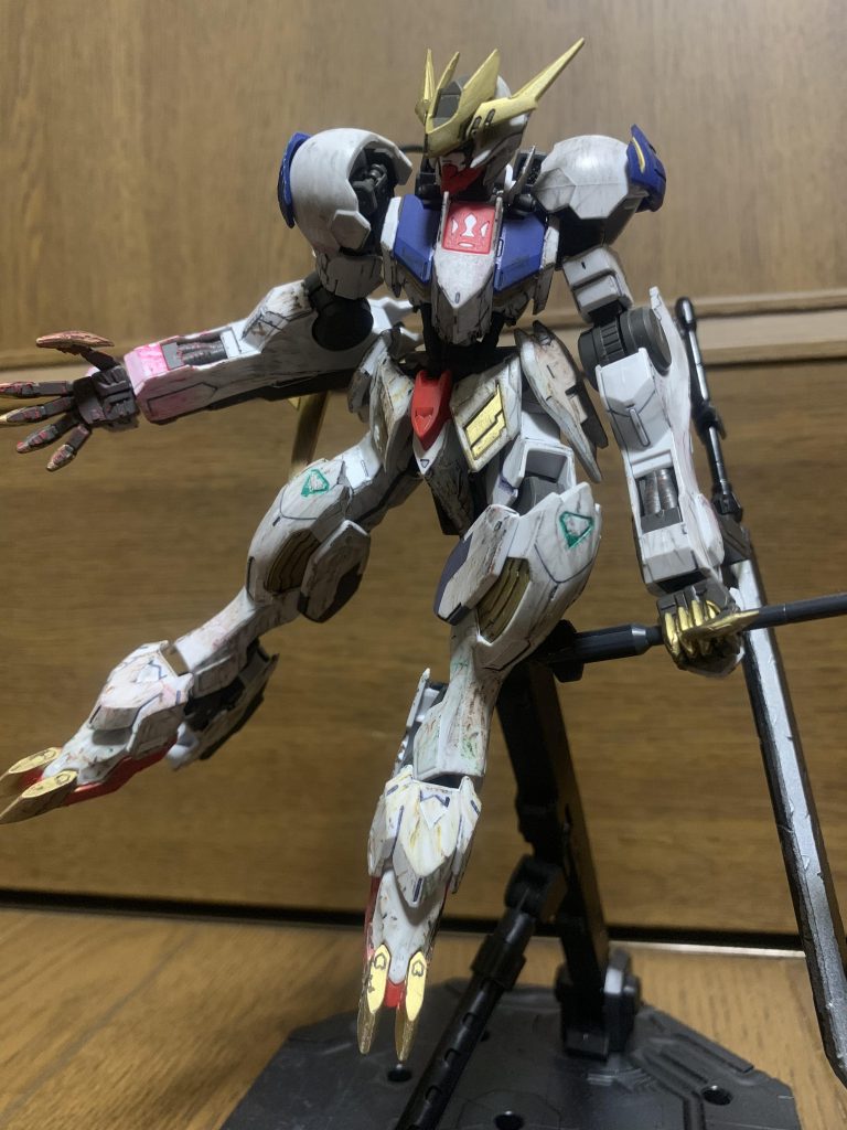 ウェザリングなのか、パステルシャドウなのかわからなくなるほどなってしまいました（笑）