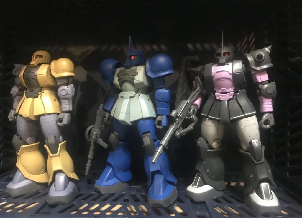 旧ザク 3兄弟！！！！–2枚目/制作者：じゅーきち