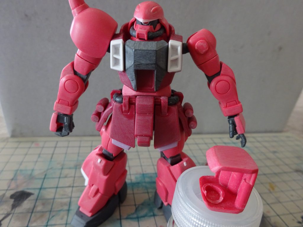 後ハメできるように加工。