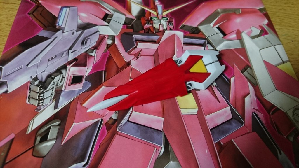 ゲームでもお馴染みの凶器(ブーメラン)
筆塗りなのでムラが目立ってしまう…