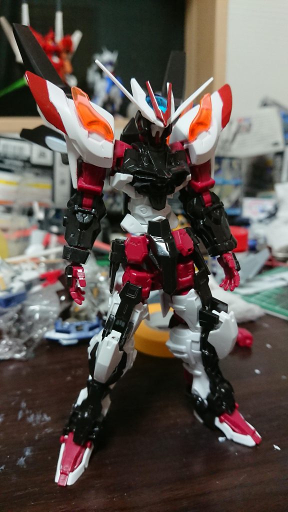 部分塗装でより黒っぽくなるような塗装にしました。