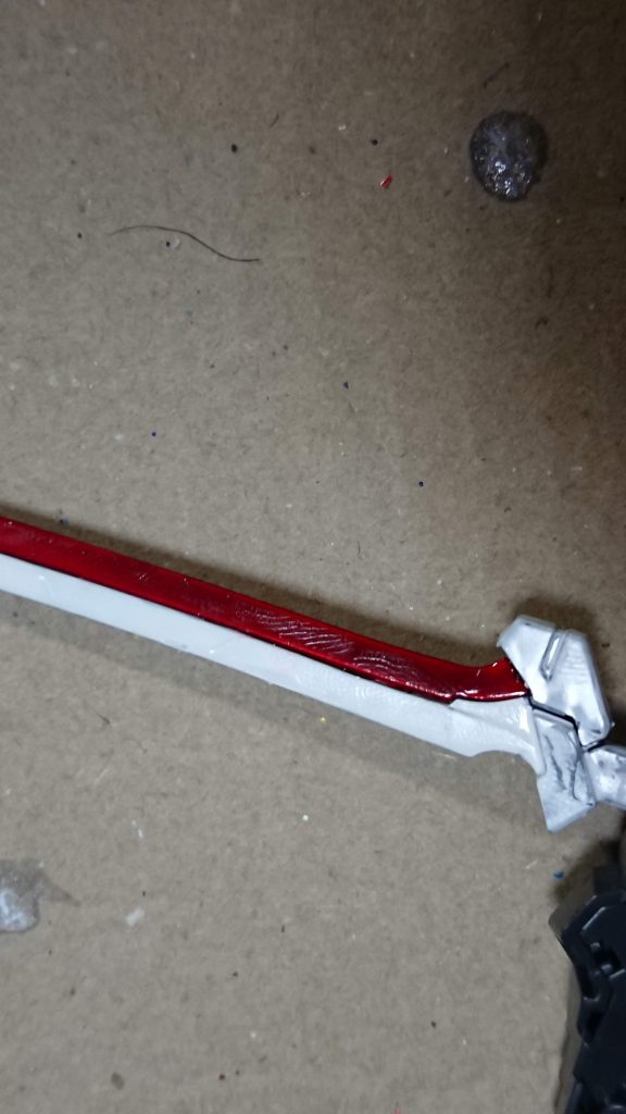 刀が一番塗るのキツかった