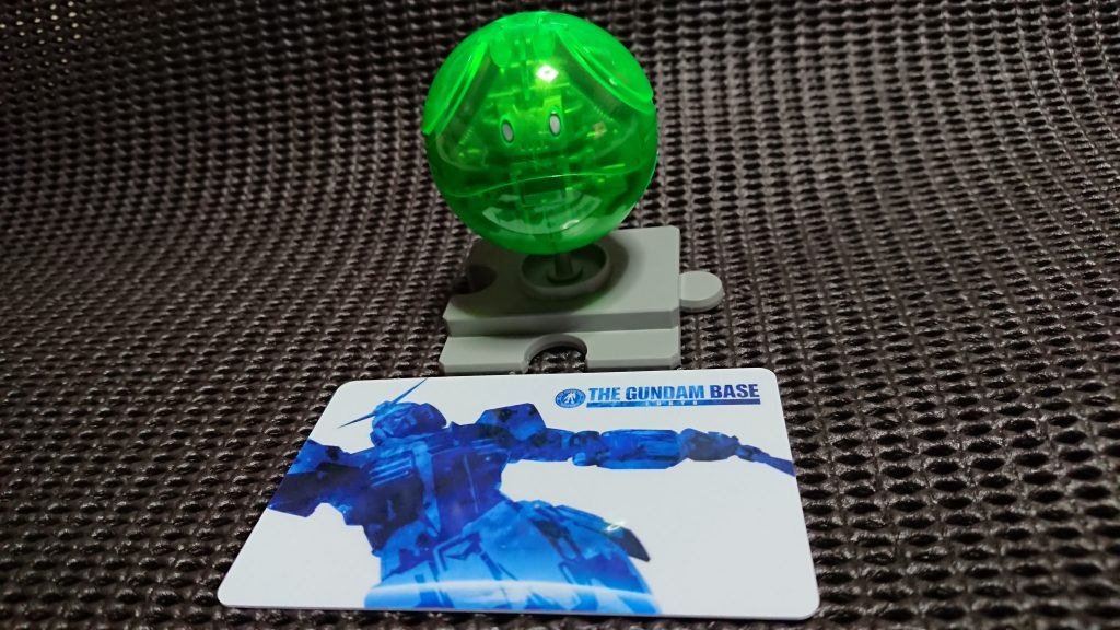 素組みしただけです
内部が透けて結構いい感じなので、その内部分塗装とクリアコート位はしたいと思います

二度と使う事はないと思いますが、一応ポイントカードも作りました