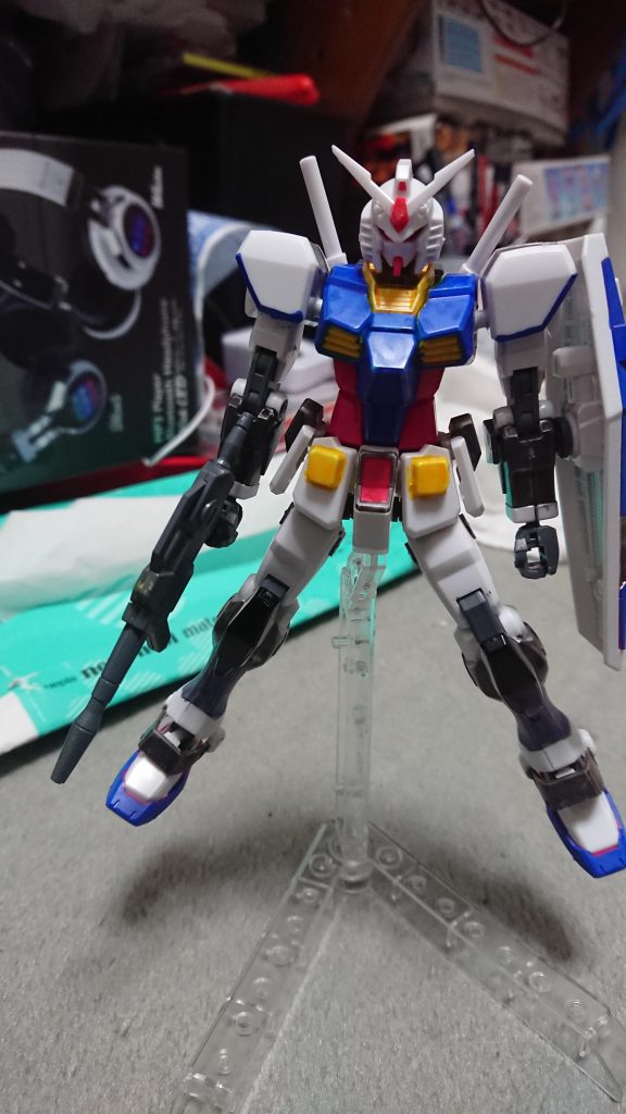 1号機:ルナツー基地特殊部隊に支給されたが、部隊が連邦軍を離反し、AE社所属のリックディアスガンダムヘッドと交戦し、中破。2号機のパーツで修理・強化されるも、大破。パイロットは生還。