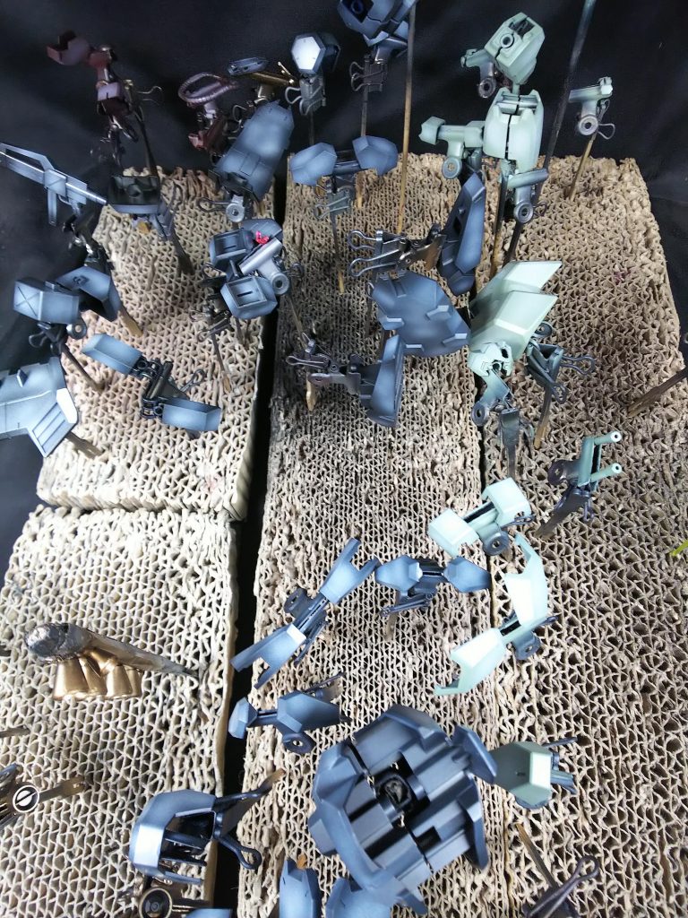 ベース色の塗装（下塗り）