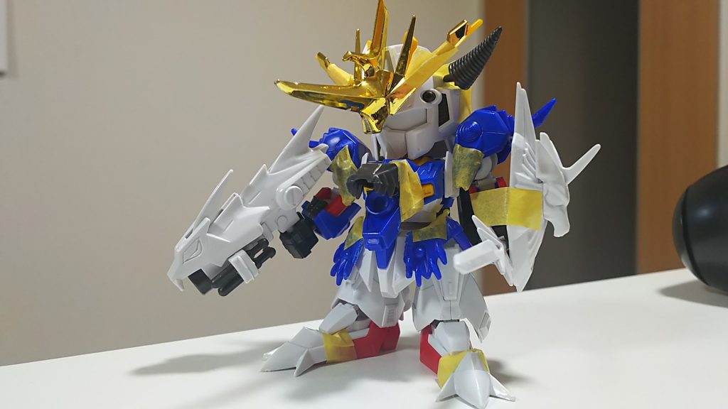 パーツをざっくり合わせた状態。