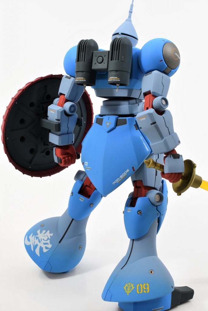 ファレホでエアブラシ塗装、水転写デカール貼付け、トップコート