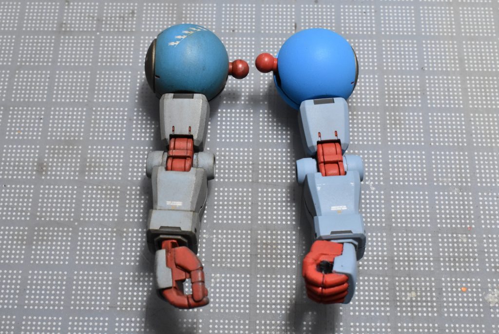 ウェザリング途中比較写真