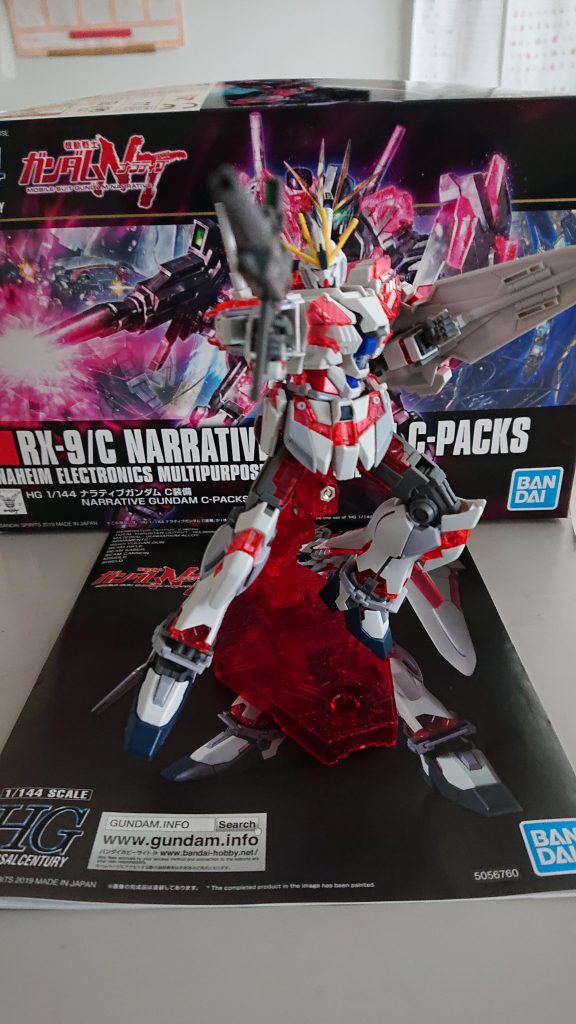 HG ナラティブガンダムC装備–2枚目/制作者：ばじーな