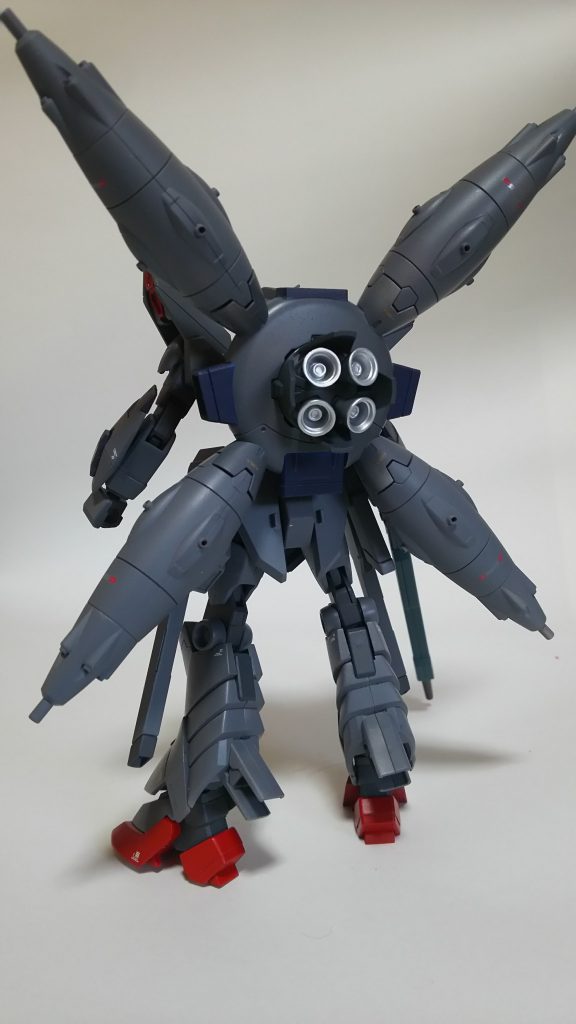 バックショット
ドラグーンは銃口をピンバイスで開口してます。合わせ目はそのままです😅