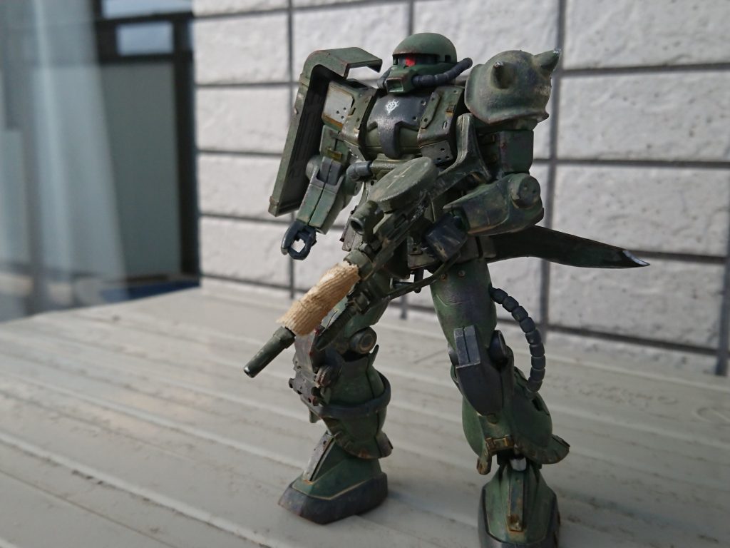 ザクⅡ(fgベース・頭部及びライフルはhguc)