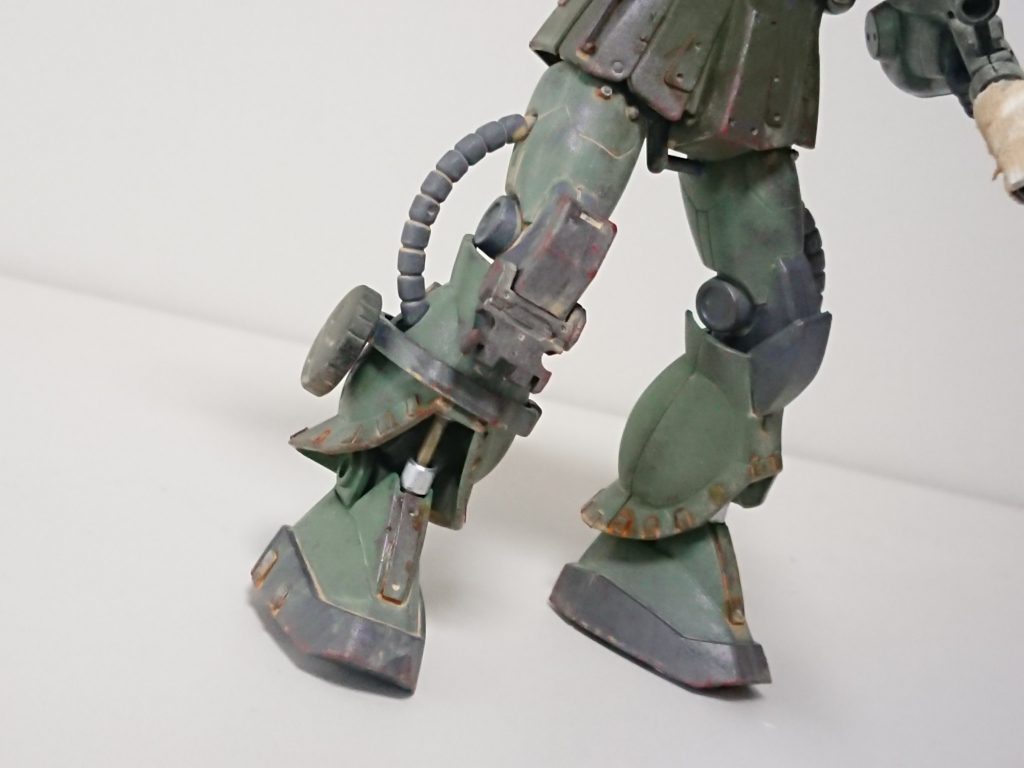 ランディングギア系のパーツをジャンクを用いて製作。