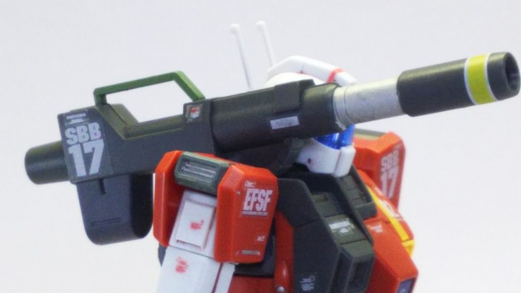 ビームスプレーガン・キャノン砲も同様の塗装を行っています。