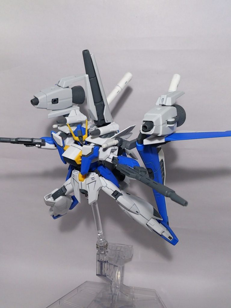 バスターライフルはキットのままです。